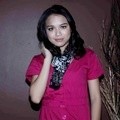 Karina di Syukuran Film 'Cerita Cinta'