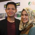 Dude dan Alyssa dalam Event Launching Kerjasama Infaq via Kasir
