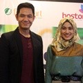 Dude dan Alyssa dalam Event Launching Kerjasama Infaq via Kasir