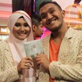 Caisar dan Indadari Saat Launching Album Religi 'Bersama ke Surga'