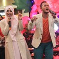 Caisar dan Indadari Saat Launching Album Religi 'Bersama ke Surga'
