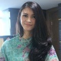 Donita Saat Ditemui di Kawasan Bendungan Hilir, Jakarta Pusat