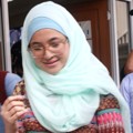 Marshanda Saat Proses Mediasi di Kantor KPAI