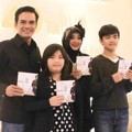 Teddy Syah dan Rina Gunawan Saat Peluncuran Buku '33 Tips Pernikahan Rina Gunawan'
