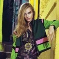 Cara Delevingne Majalah Vogue Brasil Edisi Februari 2014