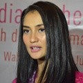 Atiqah Hasiholan di Panasonic Media Gathering