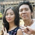 Bimbim Slank dan Istri Saat Pemilu Presiden 2014