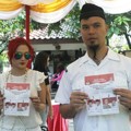 Mulan Jameela dan Ahmad Dhani Saat Mengikuti Pilpres 2014
