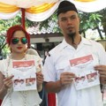 Mulan Jameela dan Ahmad Dhani Saat Mengikuti Pilpres 2014