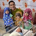 Irfan Hakim Bersama Ketiiga Putri dan Putra Pertamanya