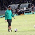 Kiper Juventus Rubinho Saat Sesi Latihan Tim Juventus