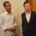 Matt Hart Gitaris Arkarna Kunjungi Jokowi di Balai Kota DKI Jakarta
