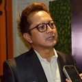 Tio Nugroho di Konferensi Pers Football New Season Kick Off
