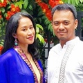 Maylaffayza Bersama Suami saat Lebaran