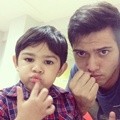 Rifky Balweel Bersama Anaknya