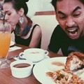 Kaditha Ayu dan Dallas Pratama Saat Makan Berdua