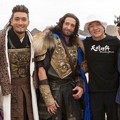 Choi Siwon, Jackie Chan dan Adrien Brody Saat Berfoto Bersama