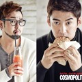 Kim Tae Woo dan Yoon Kye Sang g.o.d di Majalah Cosmopolitan Edisi September 2014