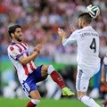 Raul Garcia dan Sergio Ramos di Final Piala Super Spanyol 2014