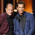 Woody Harrelson dan Matthew McConaughey di Emmy Awards 2014