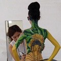Setiap Peserta Bodypainting Diberi Waktu 6 Jam Pengerjaan