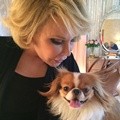 Joan Rivers dan Anjing Kesayangannya Teegan