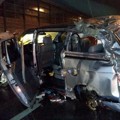 Mobil Ladies' Code yang Mengalami Kecelakaan