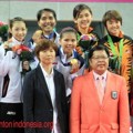 Para Peraih Medali Nomor Ganda Putri Asian Games 2014