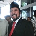 Jamal Mirdad di Hari Pelantikan Anggota DPR Periode 2014-2019