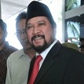 Jamal Mirdad di Hari Pelantikan Anggota DPR Periode 2014-2019