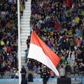 Prosesi Pengibaran Bendera Indonesia