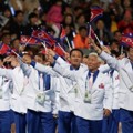 Kontingen Korea Utara di Penutupan Asian Games Incheon 2014