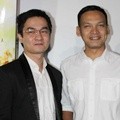 Agustin Taidy dan Ben Joshua Saat Launching Trailer Film 'Jokowi Adalah Kita'