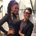 Ashanti Bersama Desainer Christian Siriano