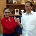 Rieke Diah Pitaloka Bersama Jokowi