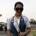 Syahrini Hadir di 'Konser Salam Tiga Jari'