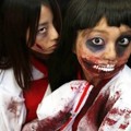 Para Peserta Tampilkan Make-Up Seram