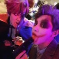 Drakula Baekhyun dan Joker Chanyeol di Pesta Halloween SM Entertainment