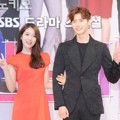 Park Shin Hye dan Lee Jong Suk di Jumpa Pers Serial 'Pinocchio'