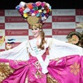 Miss Peru Fiorella Peirano Saat Sesi Kostum Nasional