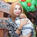 Shireen Sungkar di Perayaan Ulang Tahun Anak Titi Kamal dan Christian Sugiono