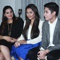 Ashanty, Aurel Hermansyah dan Teuku Rassya Disela Syuting Video Klip 'Cinta Surga'