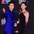 Kim Ji Hoon dan Oh Yeon Seo di Red Carpet MAMA 2014