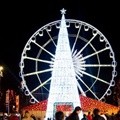 Bianglala di Plaisirs d'Hiver, Brussel, Belgia