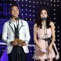 Yeo Jin Goo dan Jung Ye Won di SBS Gayo Daejun 2014