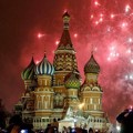 Meriahnya Perayaan Tahun Baru 2015 di Red Square, Moscow, Russia