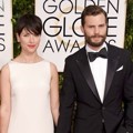 Amelia Warner dan Jamie Dornan di Red Carpet Golden Globe Awards 2015