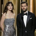 Dakota Johnson dan Jamie Dornan di Golden Globe Awards 2015