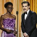 Lupita Nyong'o dan Colin Farrell di Golden Globe Awards 2015