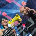Dara dan Ahmad Dhani di Konser 'Rebel, Love, Rock and Roll'